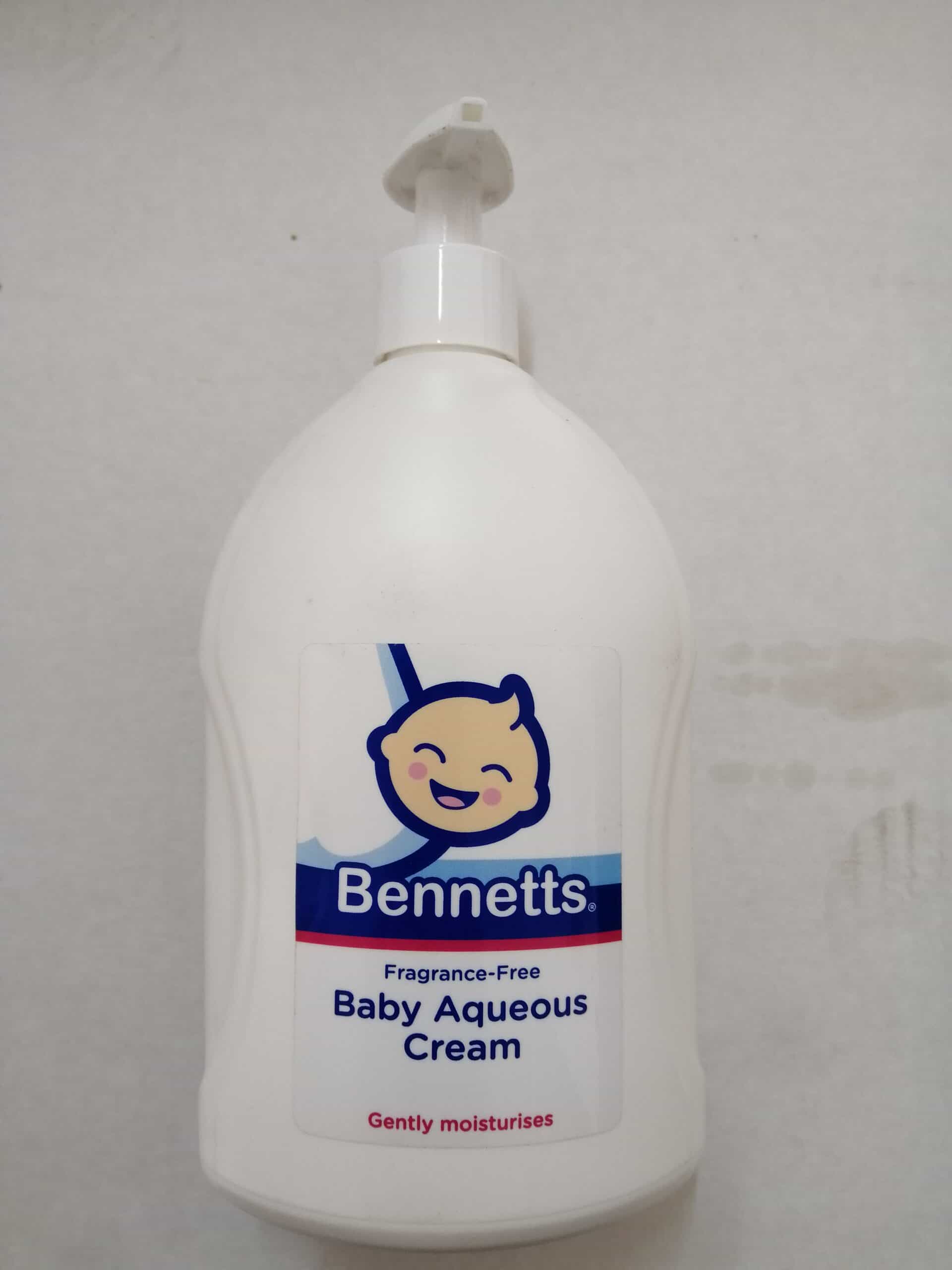BENNETTS Fragrance-Free Baby Aqueous Cream Pump 500ml