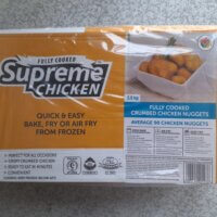supreme crumbed chicken nuggets 2,5kg